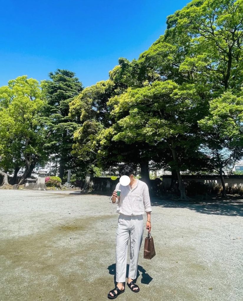 マッチングアプリ 写真 東京 屋外