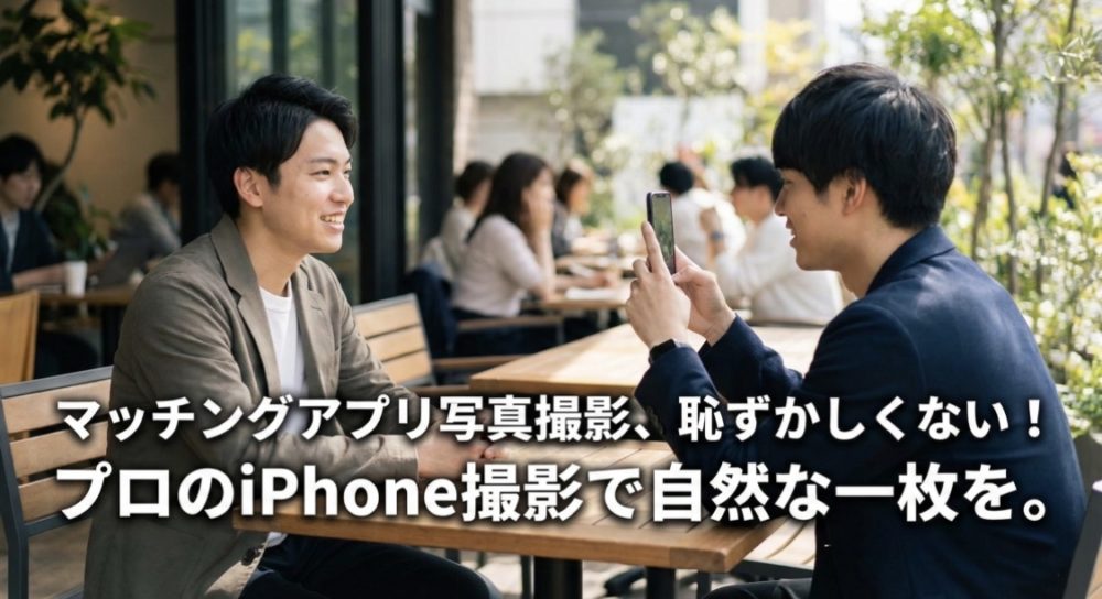 マッチングアプリ写真撮影はがずかしくない！